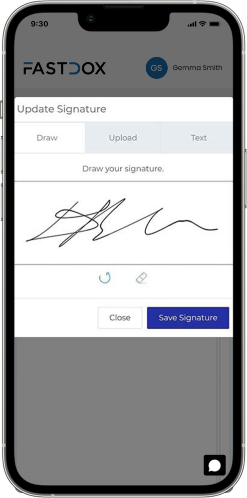 Signature example